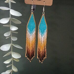 Indigenous handmade beadwork - earrings